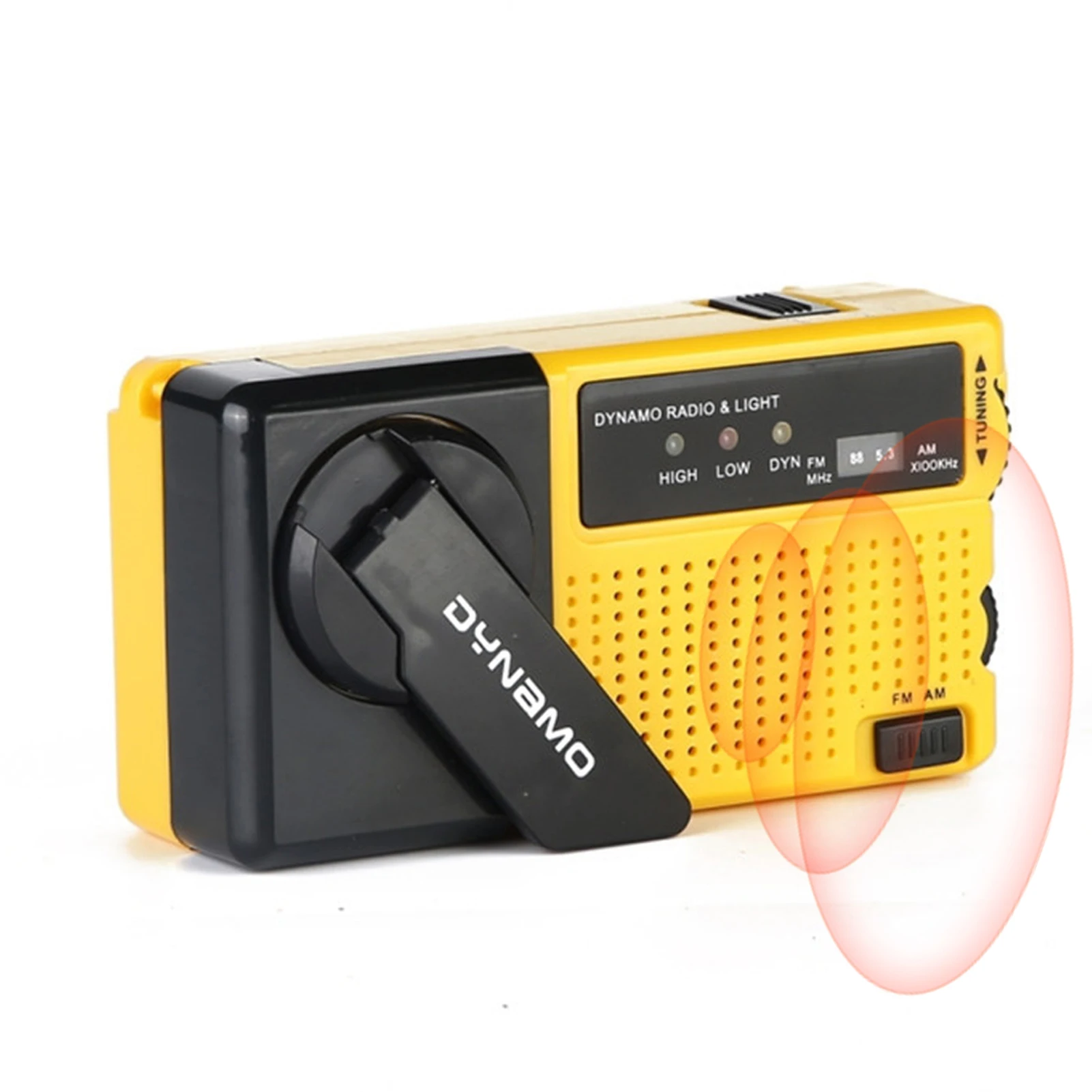 

Солнечная магнитола AM/FM, портативное устройство для выживания с оповещением о погоде, внешний аккумулятор для сотового телефона, светодиод...