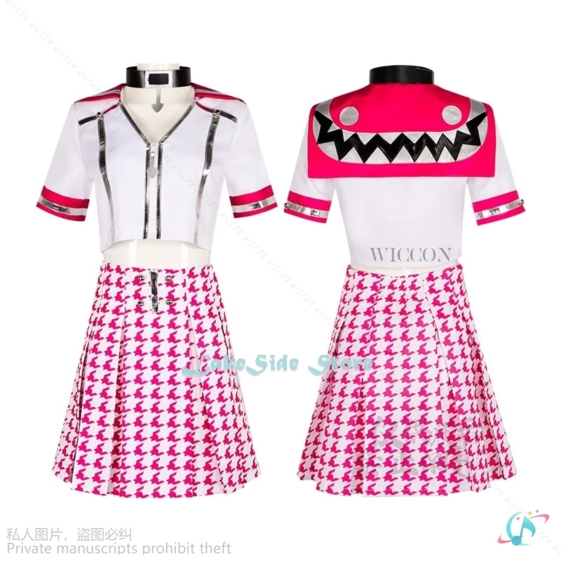 Аниме игра P4 Kujikawa Rise Косплей Костюм Парик JK Японская школьная форма Юбка Лолиты