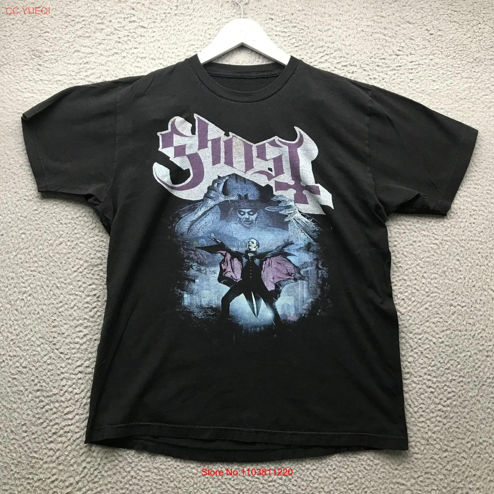 Ghost Opus Eponymous Футболка мужская большая L с коротким рукавом музыкальной графикой