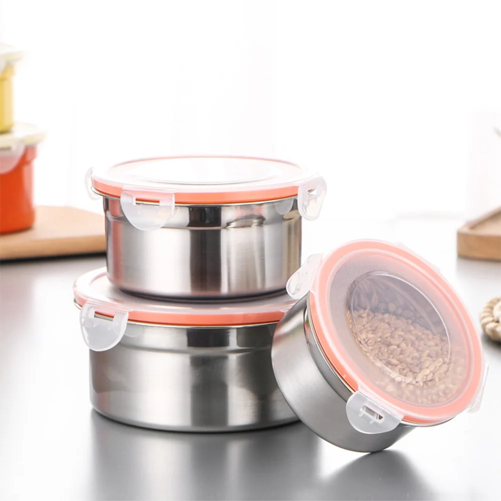 Bowls Boxstorage Metal Nesting Container Round Lidspreservation Mixing Containers Snack Sealing Space Airtight Cooking Steel
Bowls Boxstorage Metal Nesting Container Round Lidspreservation Mixing Containers Snack Sealing Space Airtight Cooking Steel