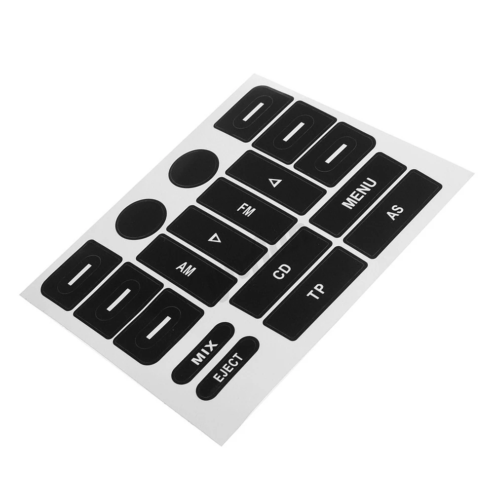 For Golf MK5 For Passat Radio Knobs Repair Sticker Worn Button Note That The Shape And Size Of The Letters And Drawings May Not
For Golf MK5 For Passat Radio Knobs Repair Sticker Worn Button Note That The Shape And Size Of The Letters And Drawings May Not