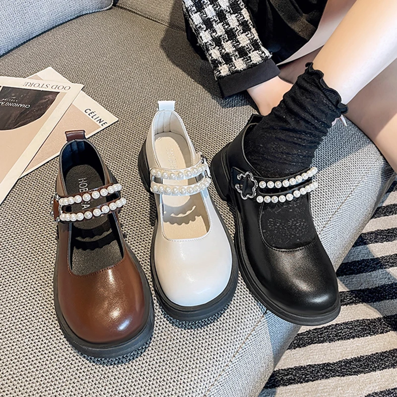 Shoes Woman 2023 Autumn Oxfords Pearl Decorateion Female Footwear British Style New Retro Fall Leather Beading Dress Preppy Hoof
Shoes Woman 2023 Autumn Oxfords Pearl Decorateion Female Footwear British Style New Retro Fall Leather Beading Dress Preppy Hoof