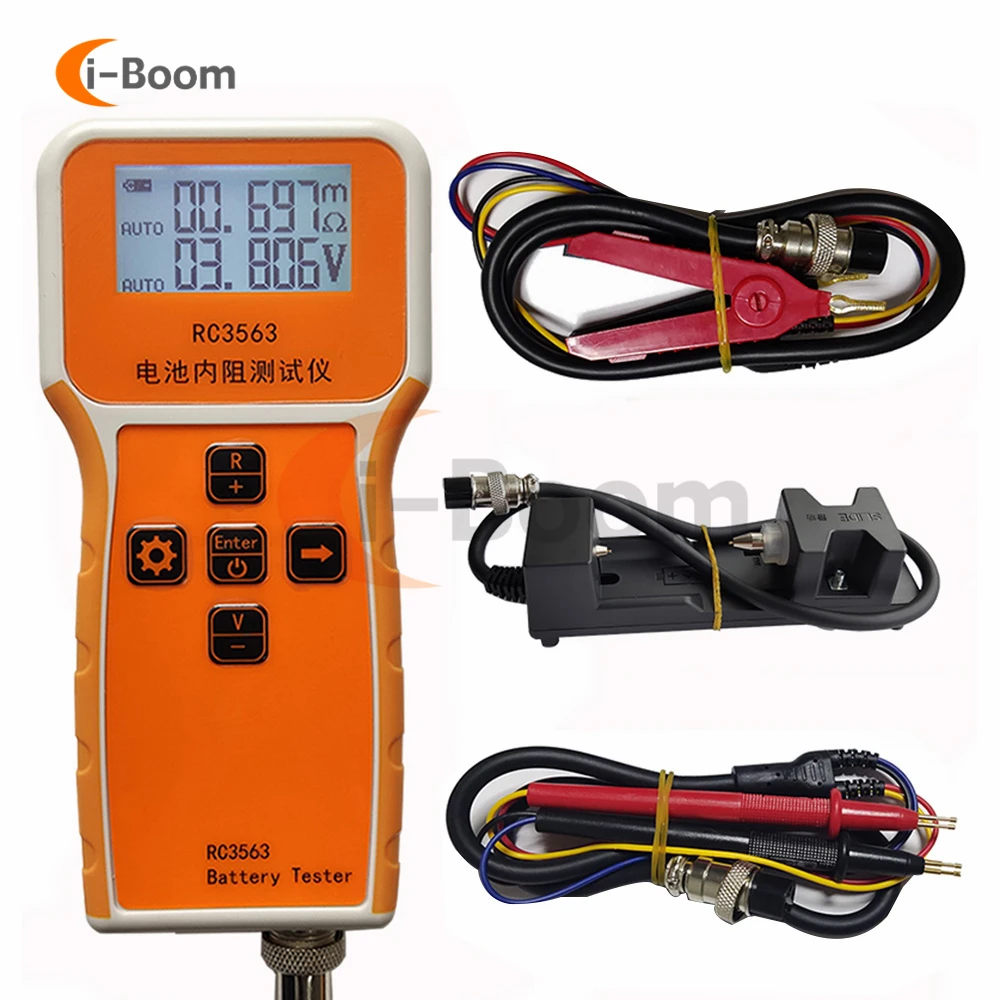 RC3563 Battery Voltage Internal Resistance Tester High-precision Trithium Lithium Iron Phosphate 18650 Battery Tester Ohmmeter
RC3563 Battery Voltage Internal Resistance Tester High-precision Trithium Lithium Iron Phosphate 18650 Battery Tester Ohmmeter