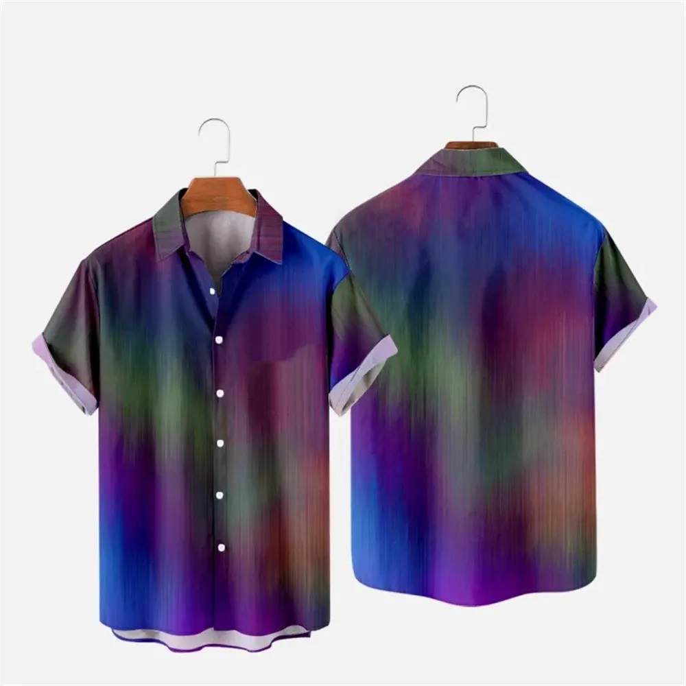 2023 Summer Men's Shirt Aurora Print Holiday Leisure Hawaiian Boutique Short-sleeved Shirt Fashion High Quality Men's Clothing
2023 Summer Men's Shirt Aurora Print Holiday Leisure Hawaiian Boutique Short-sleeved Shirt Fashion High Quality Men's Clothing