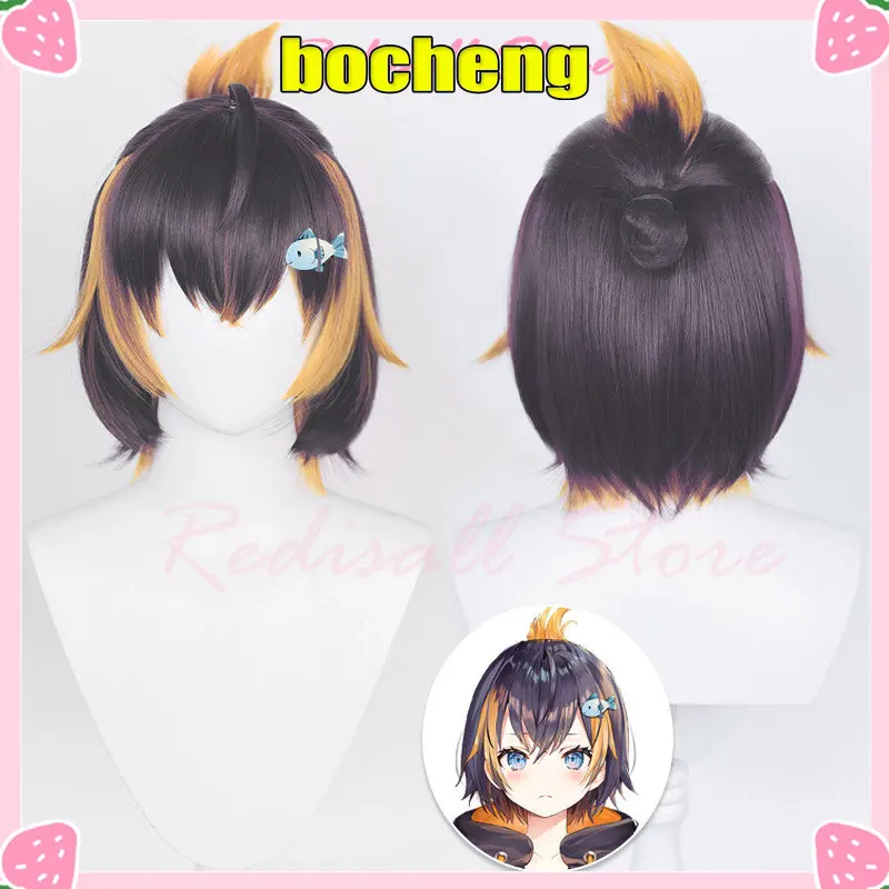 Парик для косплея Vtuber Петра Гурин, короткие головные уборы с коротким хвостом в стиле индастриал, темно-фиолетового и золотого цвета, новый Idol для ролевых игр
Парик для косплея Vtuber Петра Гурин, короткие головные уборы с коротким хвостом в стиле индастриал, темно-фиолетового и золотого цвета, новый Idol для ролевых игр