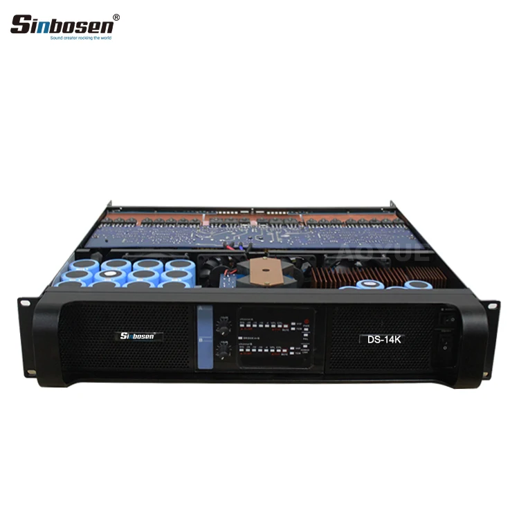 

Sinbosen DS-14K amplifier 2 channel sound stereo professional audio 2000w power amplifier for DJ karaoke