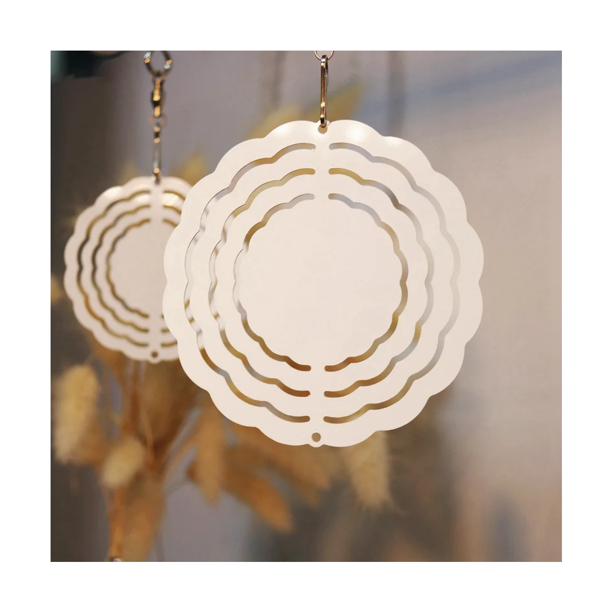 10Pcs 3 Inch Sublimation Wind Spinner Blanks 3D Wind Spinners Hanging Wind Spinners for Indoor Outdoor Garden Decoration
10Pcs 3 Inch Sublimation Wind Spinner Blanks 3D Wind Spinners Hanging Wind Spinners for Indoor Outdoor Garden Decoration