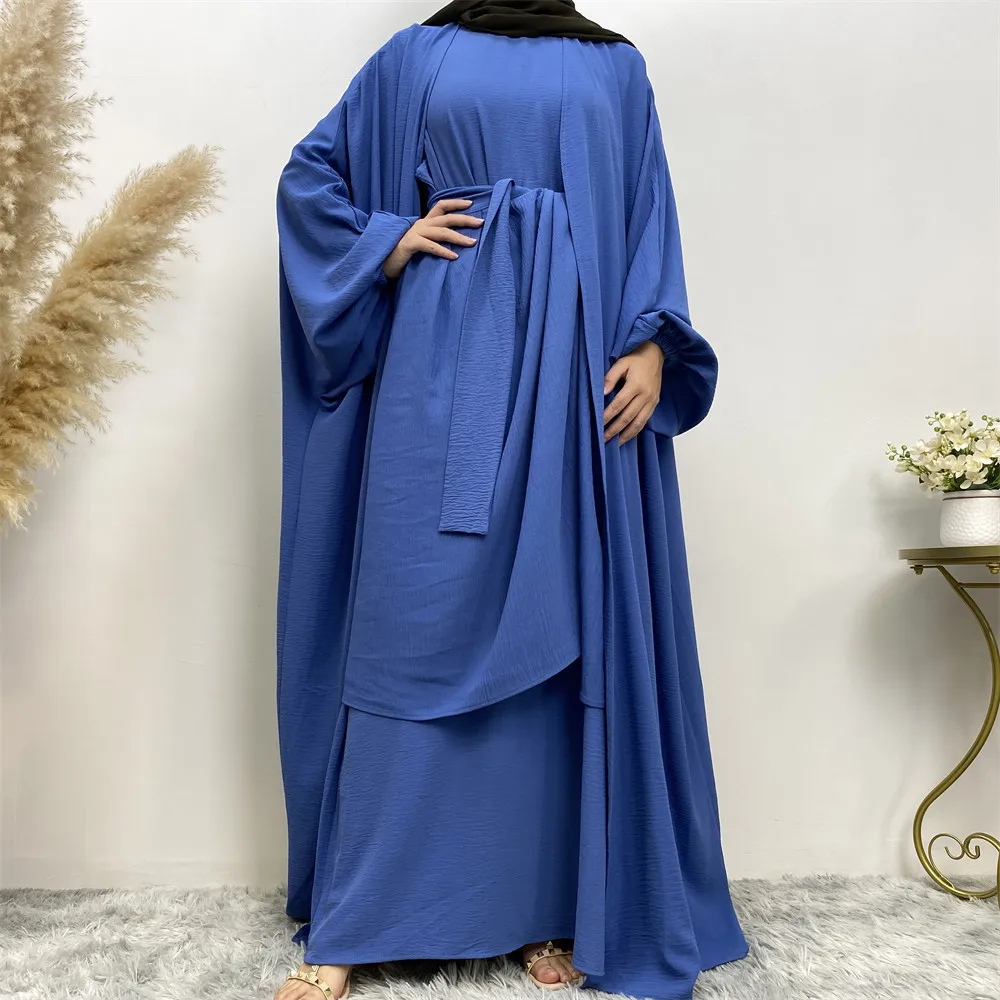 Fashion Hijab Dress Ramadan Eid Abaya Dubai 3pcs Muslim Sets Turkey Islam Clothing Fashion Long Dresses Abayas for Women Robe
Fashion Hijab Dress Ramadan Eid Abaya Dubai 3pcs Muslim Sets Turkey Islam Clothing Fashion Long Dresses Abayas for Women Robe