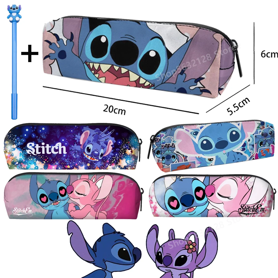 2pcs Stitch Disney Pencil Case with Pen Anime Figures Cartoon Stich Pencil Bag Kid School Supplies Eraser Ruler Storage Bag Gift
2pcs Stitch Disney Pencil Case with Pen Anime Figures Cartoon Stich Pencil Bag Kid School Supplies Eraser Ruler Storage Bag Gift