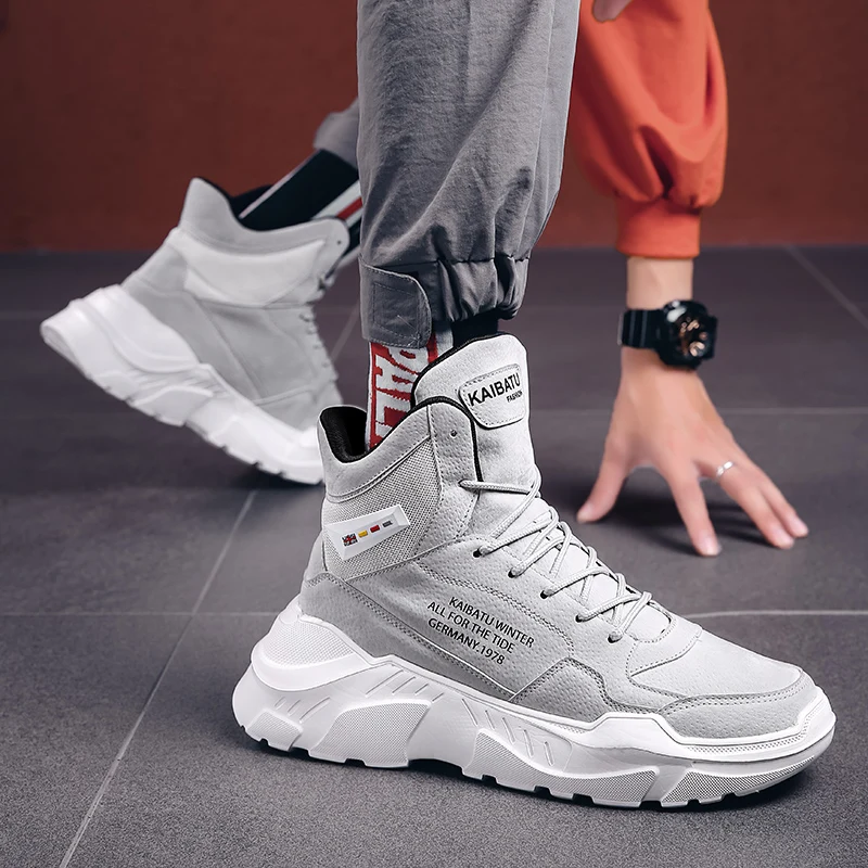 Men High Tops Sneakers Winter Boots Keep Warm Chunky Shoes Male Rubber Sole Sneakers Man Super Cool Brand Trainers Male
Men High Tops Sneakers Winter Boots Keep Warm Chunky Shoes Male Rubber Sole Sneakers Man Super Cool Brand Trainers Male
