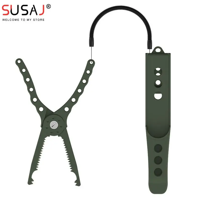 Fishing Pliers Tongs Gripper Cutter Plier Lip Controller with Carabiner Live Fish Buckle Clamp Clip Tackles Gear Supplies
Fishing Pliers Tongs Gripper Cutter Plier Lip Controller with Carabiner Live Fish Buckle Clamp Clip Tackles Gear Supplies