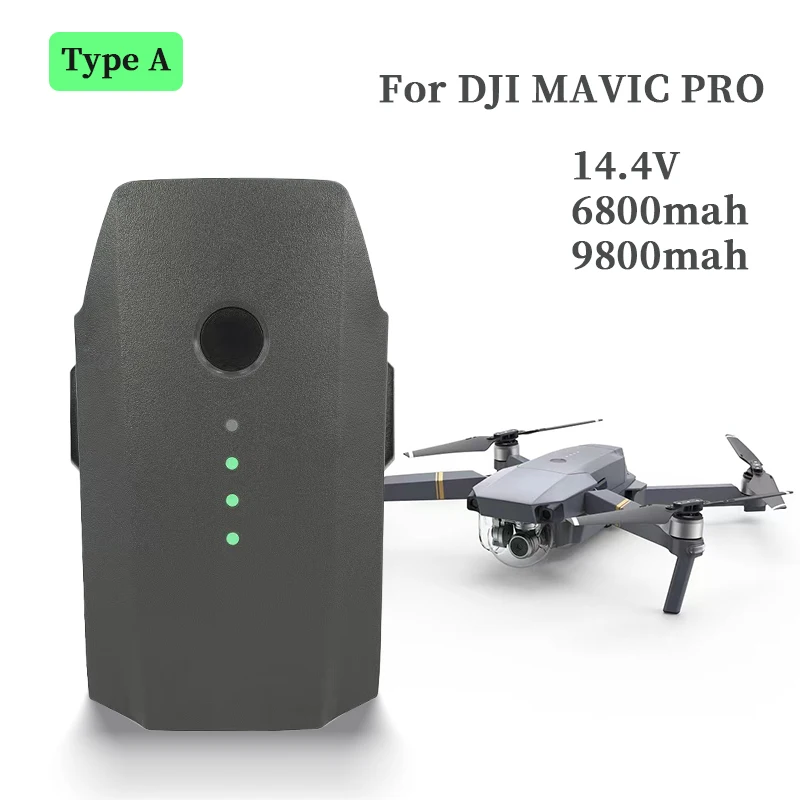 100% Brand New for DJI Mavic Pro Battery Max 27-min Flights Time 9800mAh for Mavic Pro Drone Intelligent Flight Batteries
100% Brand New for DJI Mavic Pro Battery Max 27-min Flights Time 9800mAh for Mavic Pro Drone Intelligent Flight Batteries