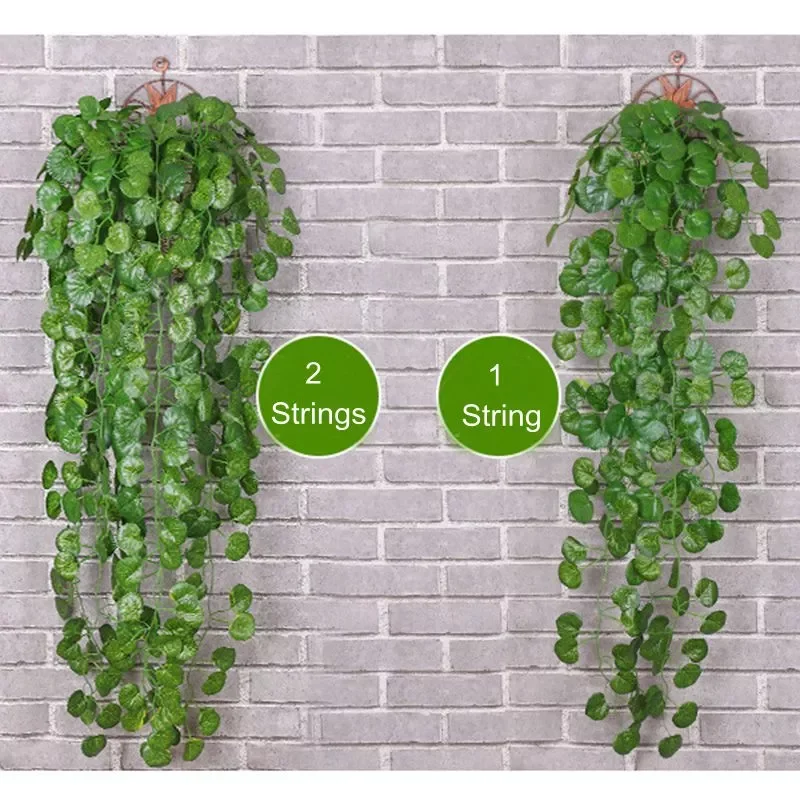 New 90cm Green Artificial Leaves Plants Vine Wedding Party Home Garden Fence Decoration Rattan Wall Hanging Creeper Ivy Garland
New 90cm Green Artificial Leaves Plants Vine Wedding Party Home Garden Fence Decoration Rattan Wall Hanging Creeper Ivy Garland