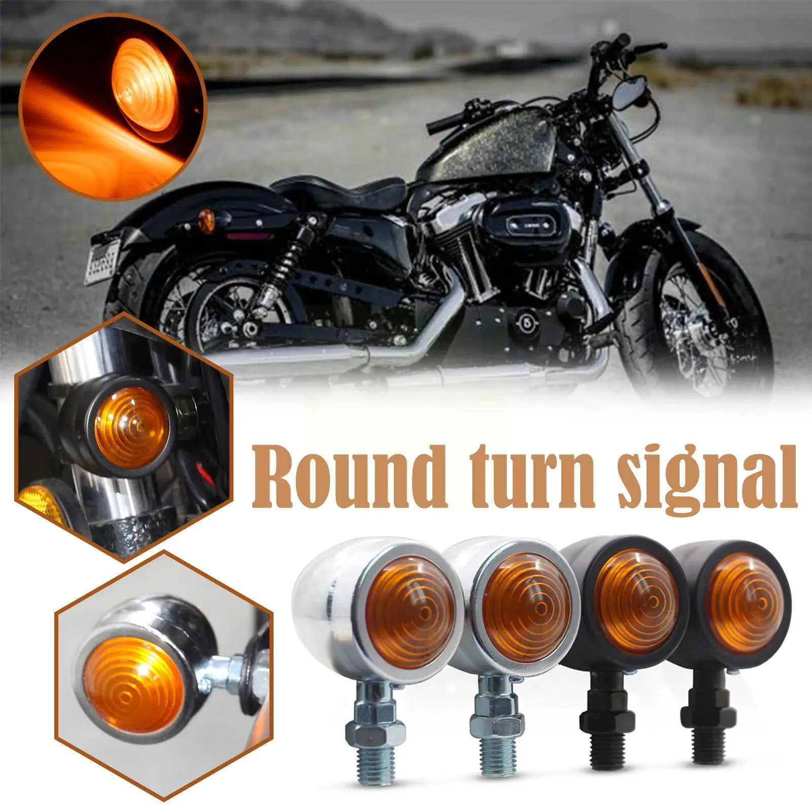 1 Pair Universal Motorcycle Led Turn Signals Black Indicators Racing Lights And Lamp Bullet Signals Brake Turn Hot Motorcyc D2h7
1 Pair Universal Motorcycle Led Turn Signals Black Indicators Racing Lights And Lamp Bullet Signals Brake Turn Hot Motorcyc D2h7