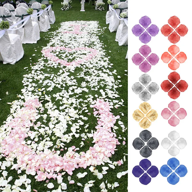 500pcs Silk Fake Rose Petals Wedding Party Decor Flower Petal Romantic Valentine's Day Propose Anniversary Artificial Flower
500pcs Silk Fake Rose Petals Wedding Party Decor Flower Petal Romantic Valentine's Day Propose Anniversary Artificial Flower