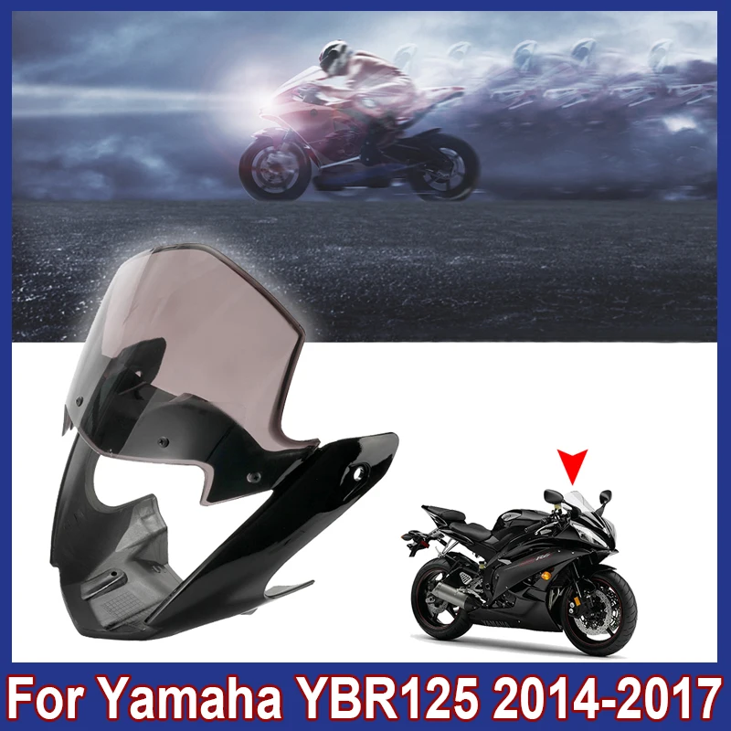 Motorcycle Headlight Fairing Windshield Screen For Yamaha YBR125 2014-2017 Protective Screen Cover w/ Accessories Transparent
Motorcycle Headlight Fairing Windshield Screen For Yamaha YBR125 2014-2017 Protective Screen Cover w/ Accessories Transparent
