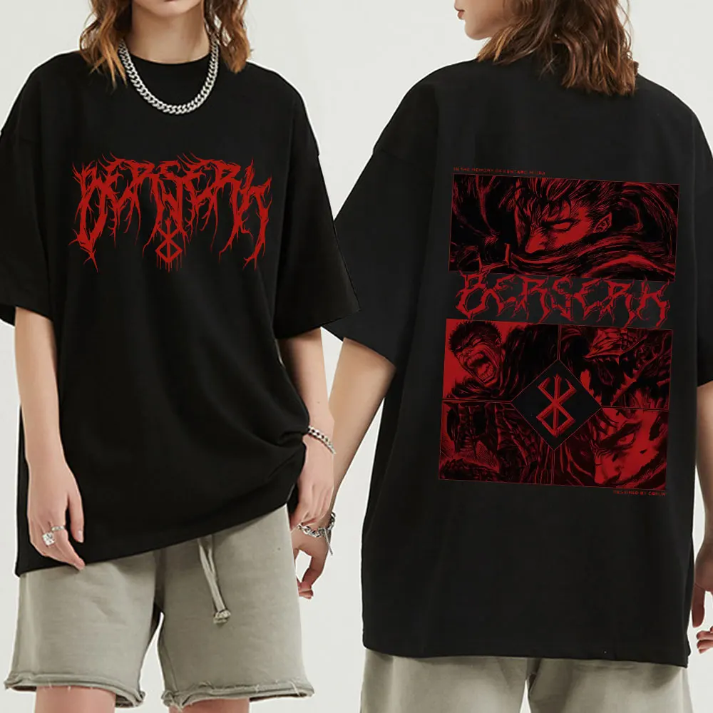 Japanese Anime Berserk Guts Graphic T Shirt Fight Swordsman Gatsu Sacrifice Zodd T-shirt Men Cotton Casual T-shirts Streetwear
Japanese Anime Berserk Guts Graphic T Shirt Fight Swordsman Gatsu Sacrifice Zodd T-shirt Men Cotton Casual T-shirts Streetwear