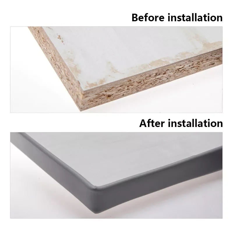 Self Adhesive PVC Edge Banding Strip Sealing Tape 12/15/18mm U-Shaped Strip For Furniture Cabinet Desk Edge Guard Protector
Self Adhesive PVC Edge Banding Strip Sealing Tape 12/15/18mm U-Shaped Strip For Furniture Cabinet Desk Edge Guard Protector