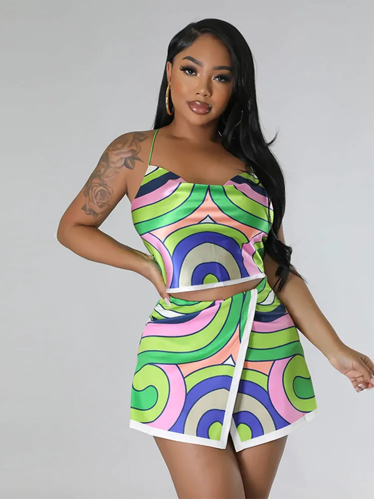 Women Summer Short 2 Pieces Set Fashion Flower Print Strapless Backless Tube Tops Short Suit Casual Beach Party Female Outfits
Women Summer Short 2 Pieces Set Fashion Flower Print Strapless Backless Tube Tops Short Suit Casual Beach Party Female Outfits