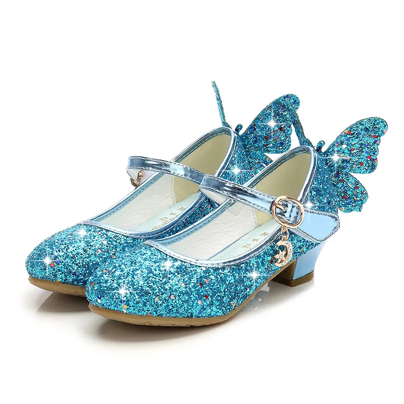 Disney girls high-heeled princess shoes spring and autumn new children's single shoes girl show crystal shoes
Disney girls high-heeled princess shoes spring and autumn new children's single shoes girl show crystal shoes