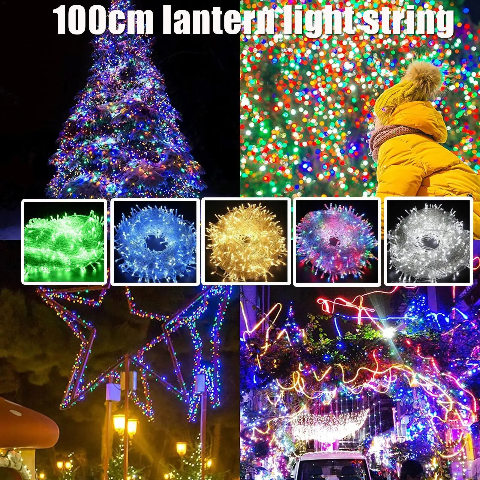 Outdoor Christmas String Lights 100led/10m Waterproof Colorful Eu Plug In Fairy Light Twinkle Light For Bedroom Indoor Xmas J2c0
Outdoor Christmas String Lights 100led/10m Waterproof Colorful Eu Plug In Fairy Light Twinkle Light For Bedroom Indoor Xmas J2c0