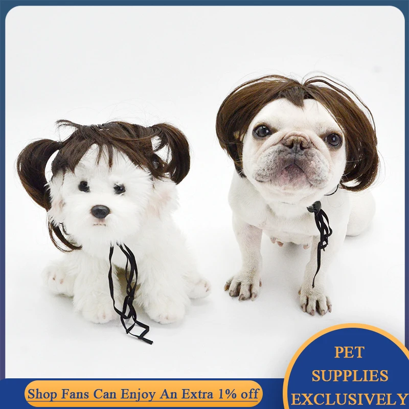 Pet Wigs Curls Cosplay Props Funny Dogs Cross-Dressing Hair Hat Costumes Head Accessories for Halloowen Christmas Pets Supplies
Pet Wigs Curls Cosplay Props Funny Dogs Cross-Dressing Hair Hat Costumes Head Accessories for Halloowen Christmas Pets Supplies