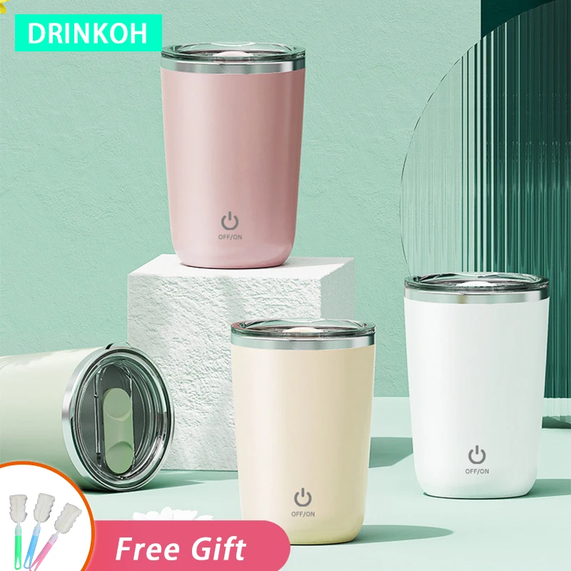 Electric Stainless Steel Rotating Milk Mug Magnetic Blending Water Bottle 350ml Automatic Mixing Cup Self Stirring Coffee Mug
Electric Stainless Steel Rotating Milk Mug Magnetic Blending Water Bottle 350ml Automatic Mixing Cup Self Stirring Coffee Mug