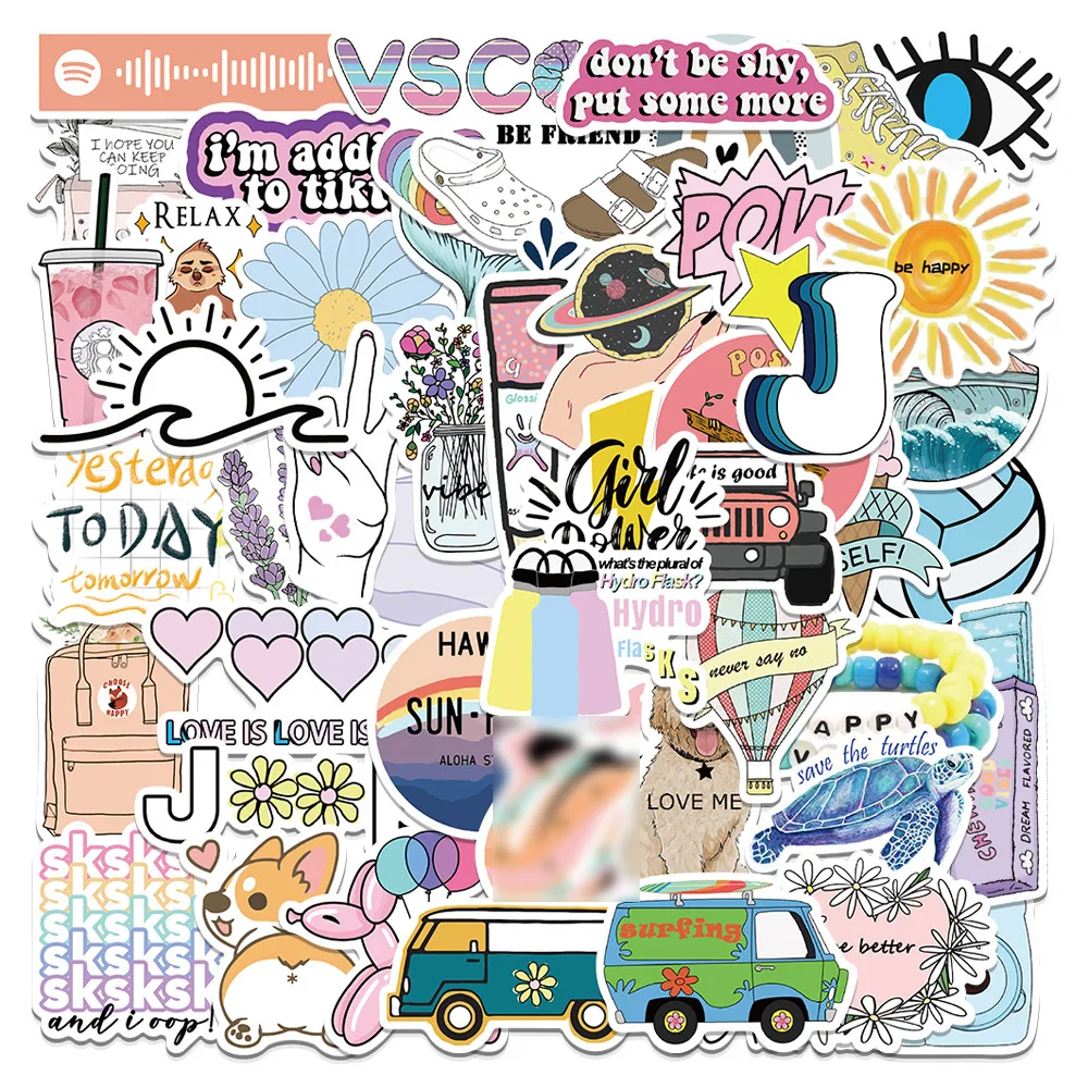50pcs Small Fresh Cartoon Stickers Suitcase Laptop Guitar Skateboard Mug Waterproof Cute Toys
50pcs Small Fresh Cartoon Stickers Suitcase Laptop Guitar Skateboard Mug Waterproof Cute Toys