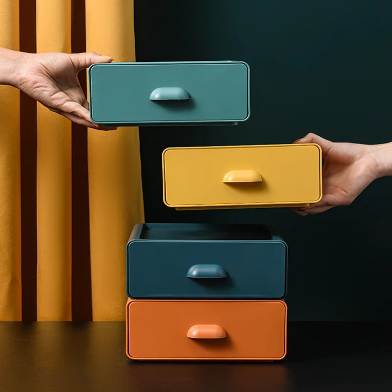 Stackable Dustproof Storage Box Desktop Drawer Storage Box Large Capacity Stationery Sundries Organizer for School Office
Stackable Dustproof Storage Box Desktop Drawer Storage Box Large Capacity Stationery Sundries Organizer for School Office