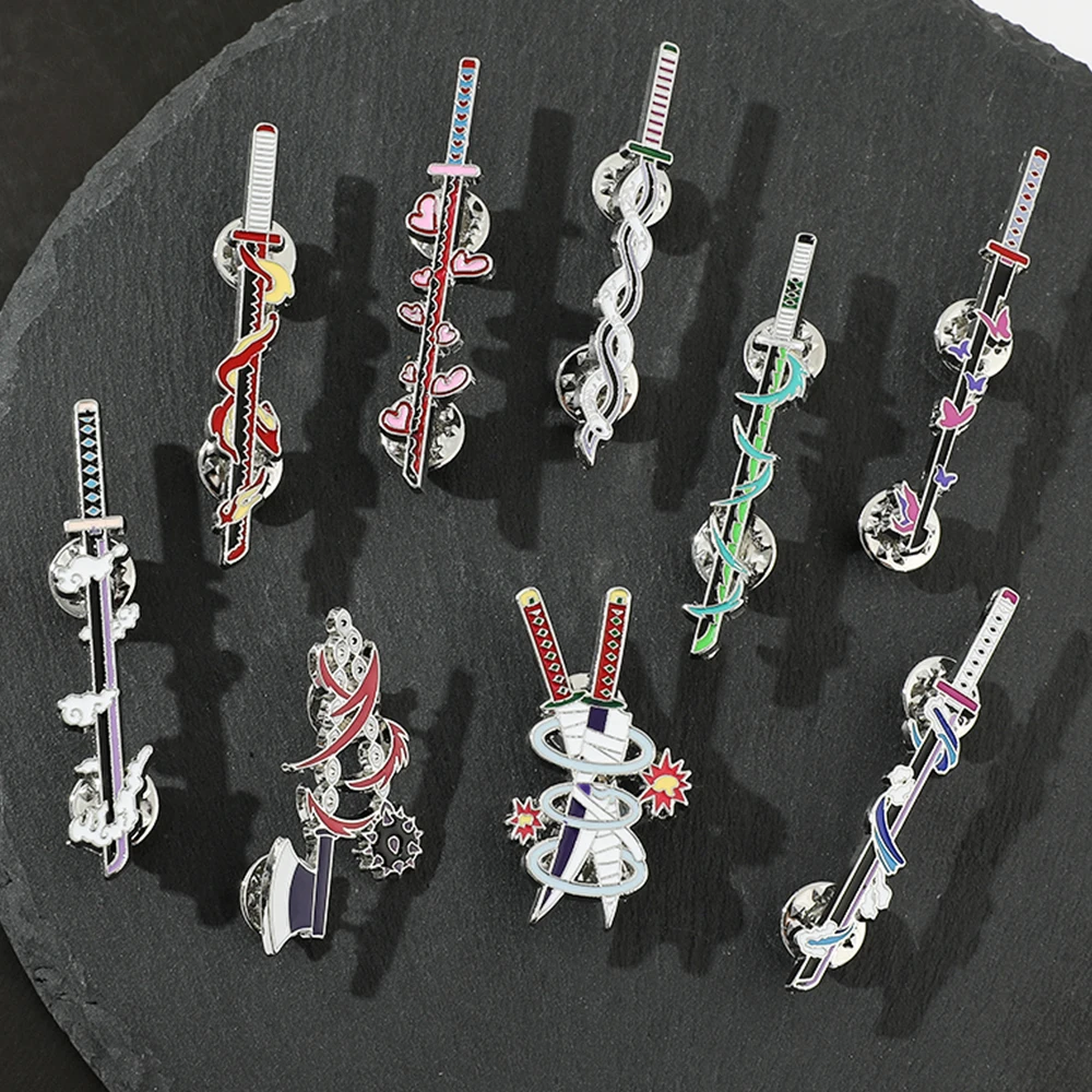 Cartoon Anime Demon Slayer Metal Enamel Brooch Characters Weapons Lapel Pin for Men Backpack Ornament Fans Collection Toy Gifts
Cartoon Anime Demon Slayer Metal Enamel Brooch Characters Weapons Lapel Pin for Men Backpack Ornament Fans Collection Toy Gifts