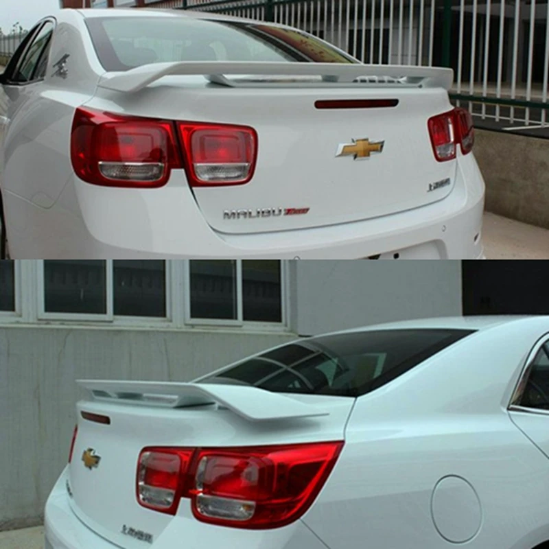 

For Chevrolet Malibu Spoiler ABS Material Car Rear Wing Primer Color Rear Spoiler For Chevrolet Malibu Spoiler 2012-2017