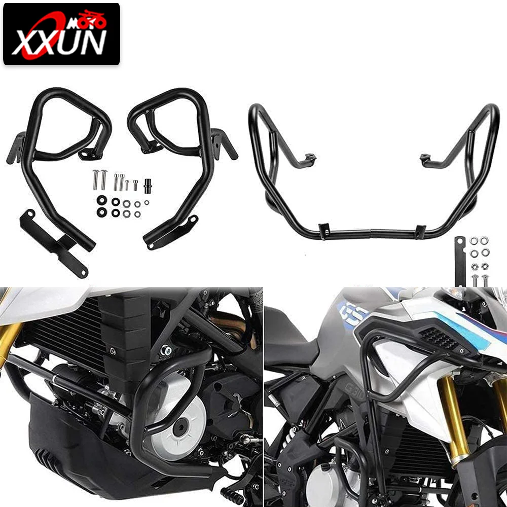 XXUN Motorcycle Upper and Lower Crash Bar Engine Guard Frame Falling Protector Bumper for BMW G310GS G 310 GS 2017-2021
XXUN Motorcycle Upper and Lower Crash Bar Engine Guard Frame Falling Protector Bumper for BMW G310GS G 310 GS 2017-2021