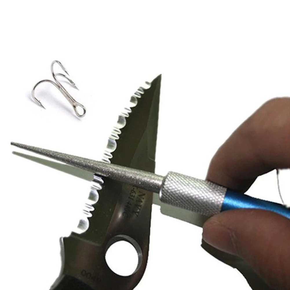 Multifunctional 400 Mesh Fishing Hook File Grindstone Portable Diamond Pen Shaped Knife Sharpener Whetstone Outdoor Fishing Tool
Multifunctional 400 Mesh Fishing Hook File Grindstone Portable Diamond Pen Shaped Knife Sharpener Whetstone Outdoor Fishing Tool