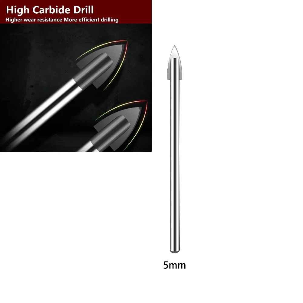 3-12mm Glass Drill Bit Tungsten Carbide Tipped Ceramic Tile Cutter Power Tool Glass Drill Bits For Hand Drill Electric Drill
3-12mm Glass Drill Bit Tungsten Carbide Tipped Ceramic Tile Cutter Power Tool Glass Drill Bits For Hand Drill Electric Drill
