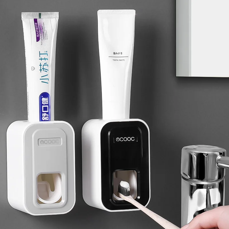1PC Automatic Toothpaste Dispenser Wall Mount Bathroom Bathroom Accessories Waterproof Toothpaste Squeezer Toothbrush Holder
1PC Automatic Toothpaste Dispenser Wall Mount Bathroom Bathroom Accessories Waterproof Toothpaste Squeezer Toothbrush Holder