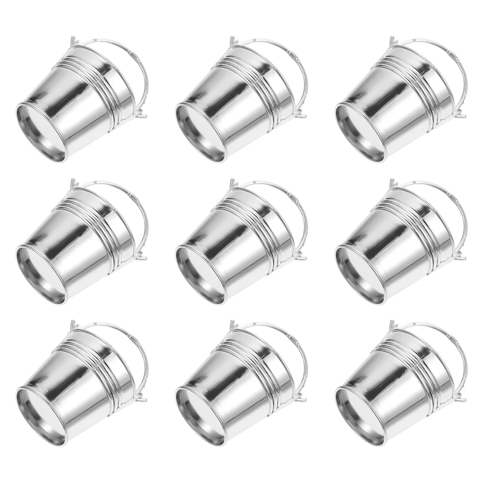 10 Pcs Candy Bucket Mini Pots Candy Snacks Storage Barrel Metal Food Container Plastic
10 Pcs Candy Bucket Mini Pots Candy Snacks Storage Barrel Metal Food Container Plastic