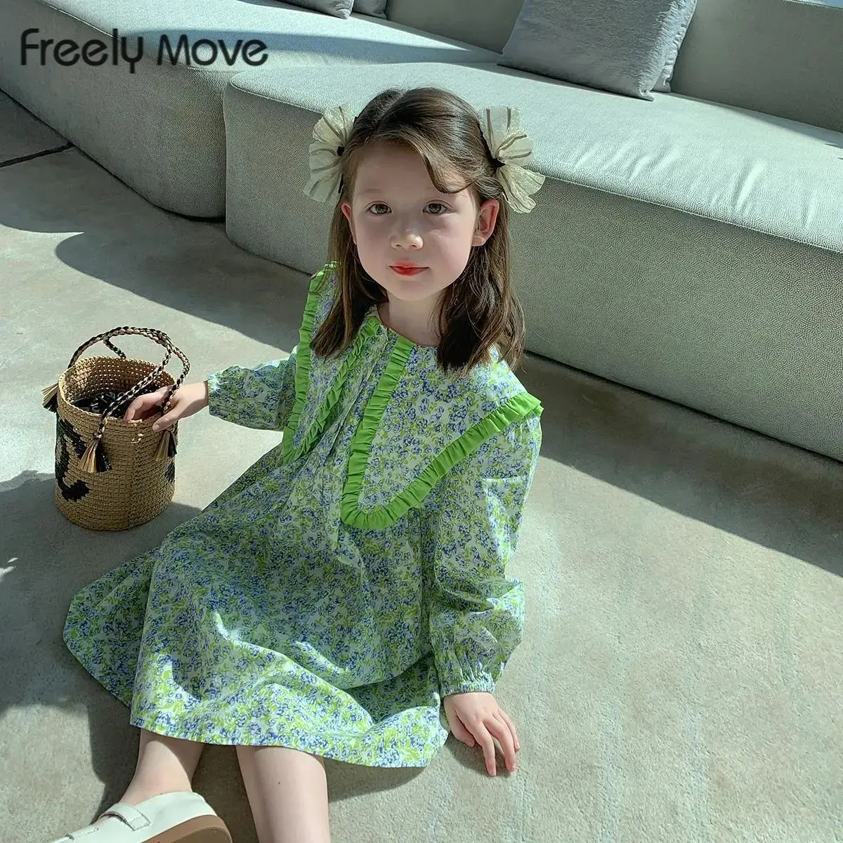 Freely Move 2022 Summer Girls Dress Floral Long Sleeve Flower Bud Dress Fashion Kids Outfit Cute Toddler Green Baby Clothing
Freely Move 2022 Summer Girls Dress Floral Long Sleeve Flower Bud Dress Fashion Kids Outfit Cute Toddler Green Baby Clothing