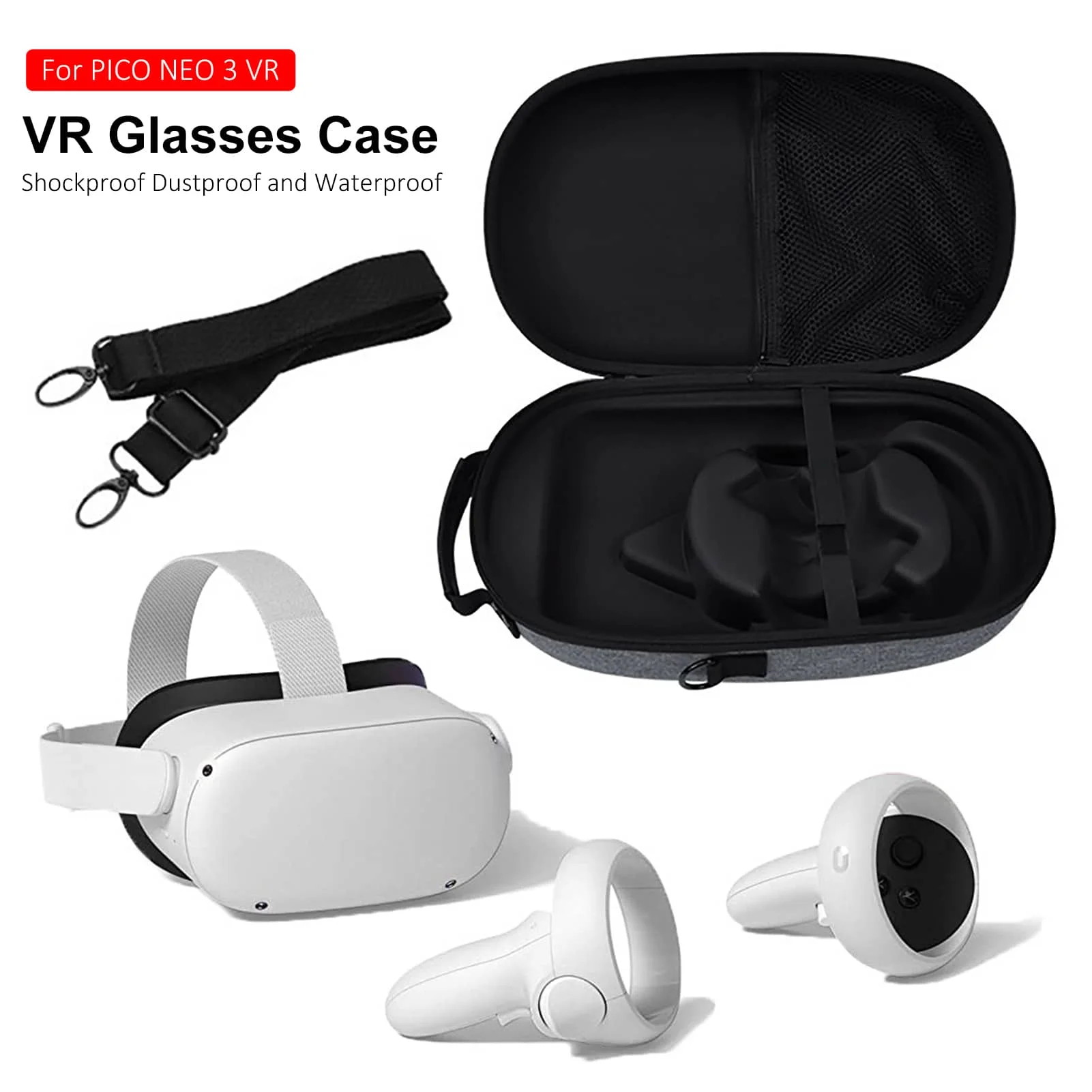 Protable VR Accessories For PICO NEO 3 VR Headset Travel Carrying Case EVA Storage Box For PICO NEO 3 Protective Storage Bag
Protable VR Accessories For PICO NEO 3 VR Headset Travel Carrying Case EVA Storage Box For PICO NEO 3 Protective Storage Bag