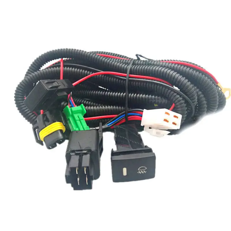 H11 Car Fog Light Wiring Harness Sockets Wire LED Indicators Switch 12V40A Relay Auto ON/OFFSwitch Kits For Toyota LED Work Lamp
H11 Car Fog Light Wiring Harness Sockets Wire LED Indicators Switch 12V40A Relay Auto ON/OFFSwitch Kits For Toyota LED Work Lamp