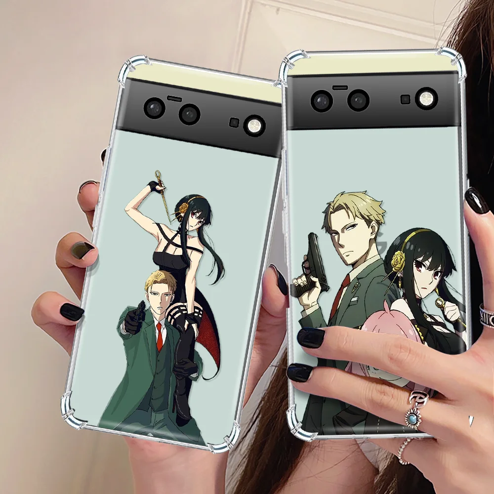 Spy X Family Anime Phone Case for Google Pixel 6pro 6 Protection Shell Fundas Transparent Silicone Soft TPU Shockproof Cover
Spy X Family Anime Phone Case for Google Pixel 6pro 6 Protection Shell Fundas Transparent Silicone Soft TPU Shockproof Cover