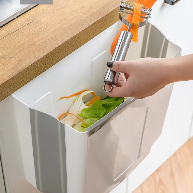 Folding Trash Can Kitchen Cabinet Door Hanging Plastic Trash Bin for Kitchen and Car Wall Mounted Waste Bin Storage Trash Basket
Folding Trash Can Kitchen Cabinet Door Hanging Plastic Trash Bin for Kitchen and Car Wall Mounted Waste Bin Storage Trash Basket