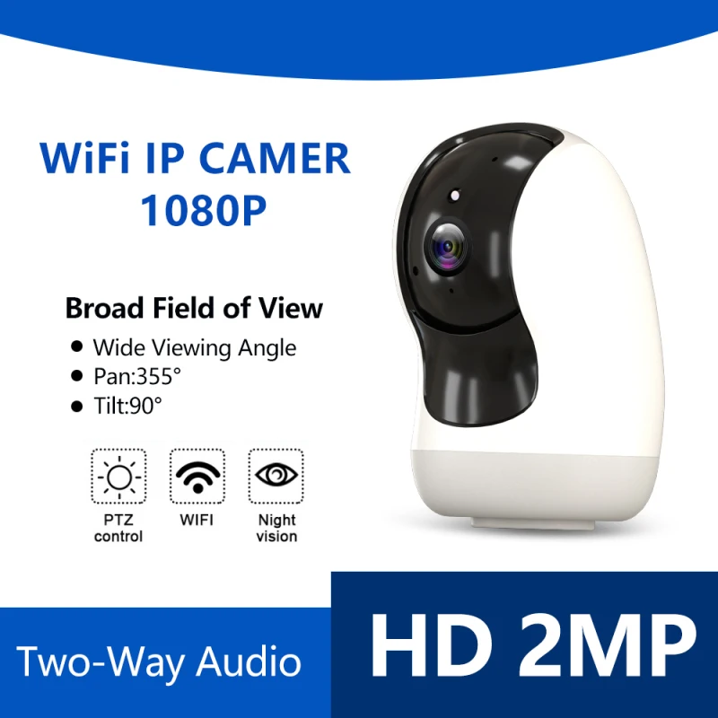 Indoor WIFI Camera Wireless Two-way Audio Motion Detection Camera Security Surveillance IR Night Vision P2P Baby Pet Camera
Indoor WIFI Camera Wireless Two-way Audio Motion Detection Camera Security Surveillance IR Night Vision P2P Baby Pet Camera