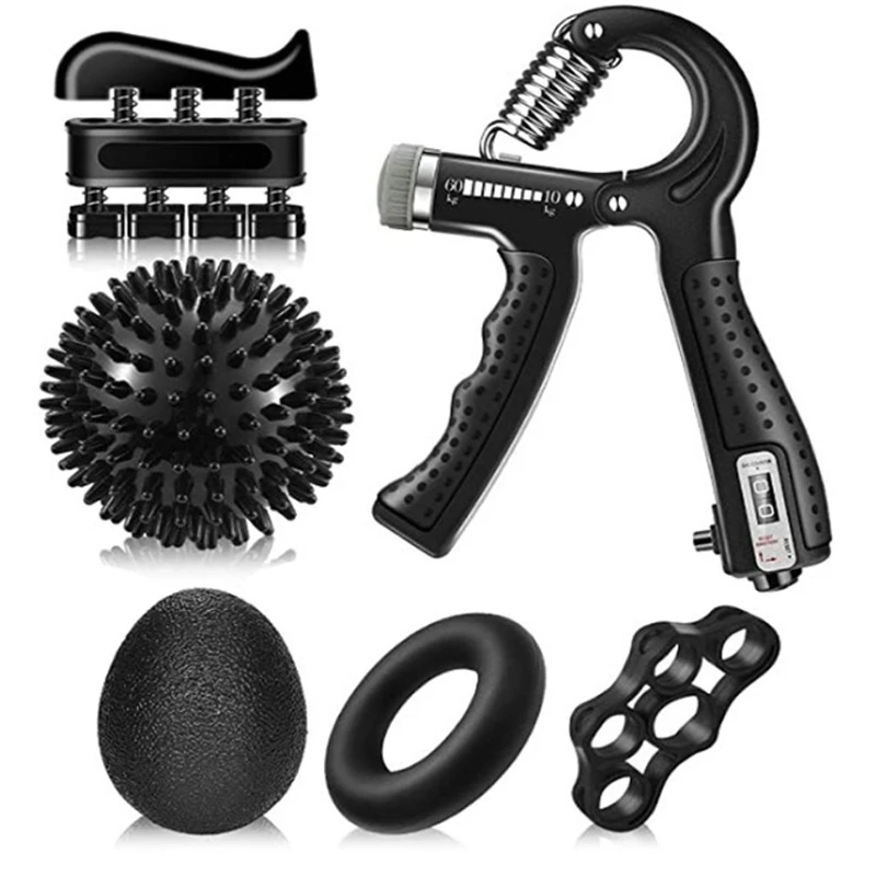 ELOS-Counting Hand Grip Enhancer Forearm Wrist Strength Training Kit Finger Exerciser Massage Grip Ball Fitness Equipment
ELOS-Counting Hand Grip Enhancer Forearm Wrist Strength Training Kit Finger Exerciser Massage Grip Ball Fitness Equipment