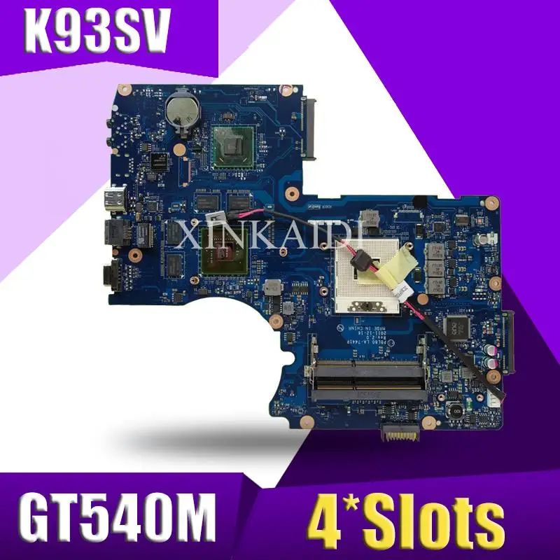 Материнская плата для ноутбука PBL80 LA-7441P K93SV GT540M 1 ГБ Материнская плата ASUS K93SV K93SM K93S K93 X93S X93SV
Материнская плата для ноутбука PBL80 LA-7441P K93SV GT540M 1 ГБ Материнская плата ASUS K93SV K93SM K93S K93 X93S X93SV