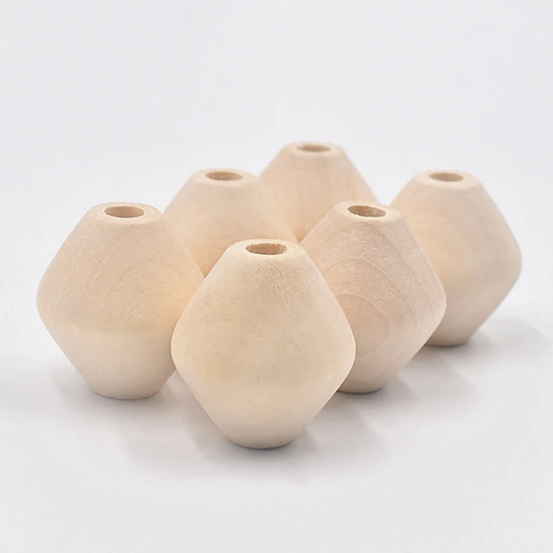 5pcs 30mm Bicone Shape Natural Wood Loose Handcraft Big Hole Beads for DIY Crafts Jewelry Making
5pcs 30mm Bicone Shape Natural Wood Loose Handcraft Big Hole Beads for DIY Crafts Jewelry Making