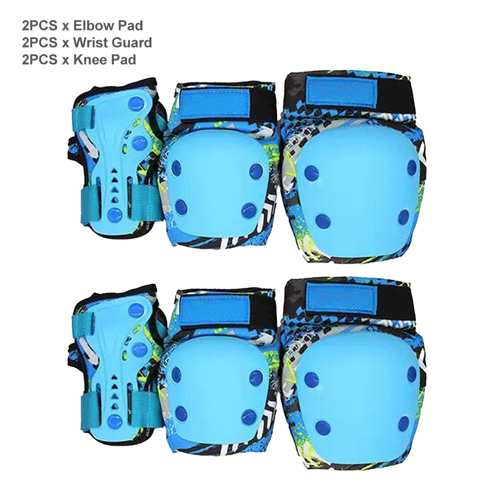 6 In 1 Sports Protective Equipment Gear Kids Knee Pad Set Adjustable Roller Blading Lightweight Guard Children Elbow Wrist 
6 In 1 Sports Protective Equipment Gear Kids Knee Pad Set Adjustable Roller Blading Lightweight Guard Children Elbow Wrist