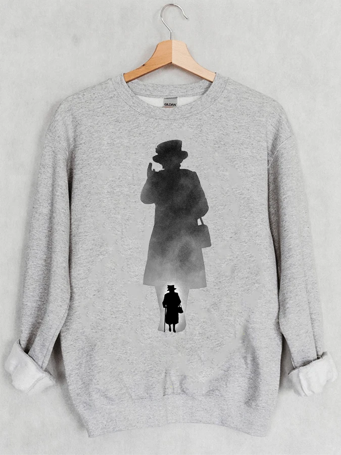 Graphic Vintage Street Sweatshirt Commemorative Queen Elizabeth Print Long Sleeve Sweatshirt Autumn Winter
Graphic Vintage Street Sweatshirt Commemorative Queen Elizabeth Print Long Sleeve Sweatshirt Autumn Winter