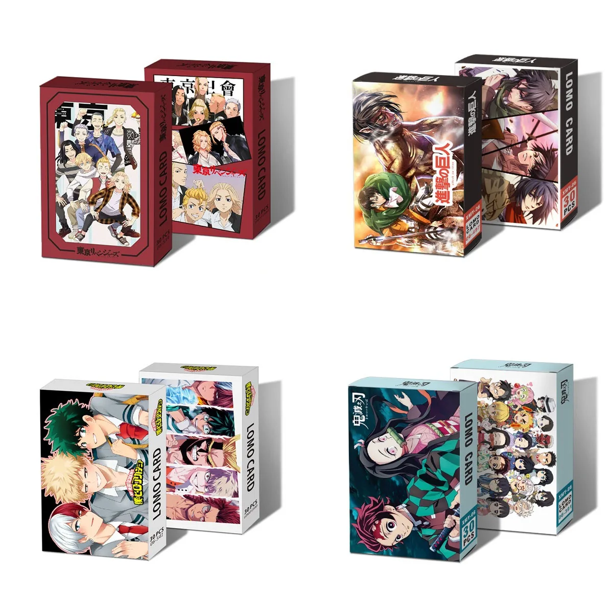 30Pcs/Set Anime Tokyo Revengers Attack on Titan Demon Slayer My Hero Academia Postcard Paper Collection Lomo Card Gifts
30Pcs/Set Anime Tokyo Revengers Attack on Titan Demon Slayer My Hero Academia Postcard Paper Collection Lomo Card Gifts