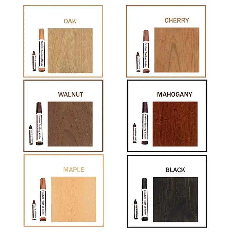 13 Pcs Stain Touch-Up Restore Marker Wax Sticks with Sharpener Floor Scratch Repair Marker for Home Carpenters
13 Pcs Stain Touch-Up Restore Marker Wax Sticks with Sharpener Floor Scratch Repair Marker for Home Carpenters