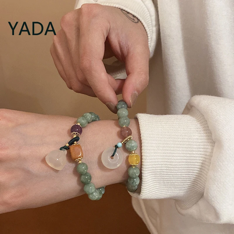 YADA Fashion Safety Buckle Weave Rope Bracelets Bangles Charm For Women Jade Bead Bracelet Casual Jewelry Hand Bracelet BT220051
YADA Fashion Safety Buckle Weave Rope Bracelets Bangles Charm For Women Jade Bead Bracelet Casual Jewelry Hand Bracelet BT220051